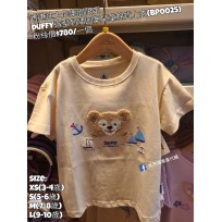香港迪士尼樂園限定 Duffy 造型刺繡圖案兒童棉質上衣 (BP0025)